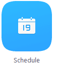 click Schedule button